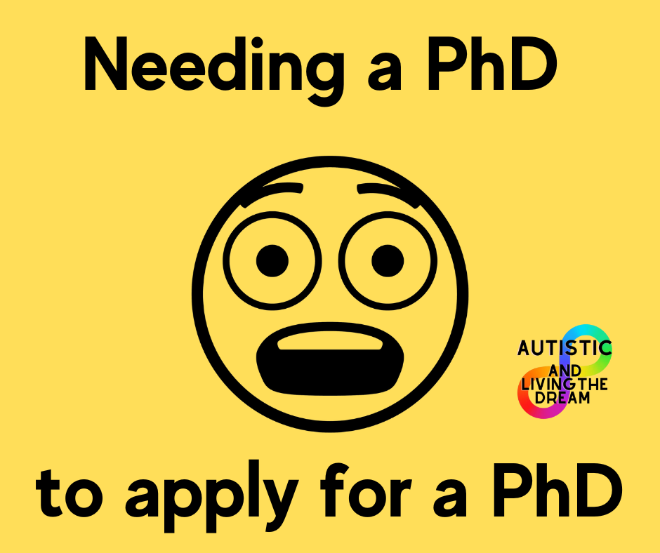 The barriers to PhD application for ND folk